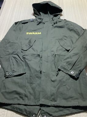 My Chemical Romance SWARM 2022 Army Fishtail Jacket Large Tour Exclusive merch